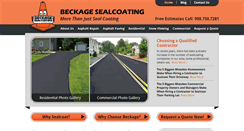 Desktop Screenshot of beckagesealcoating.com