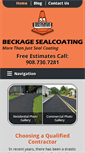Mobile Screenshot of beckagesealcoating.com